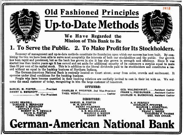 German American Lincoln National Bank