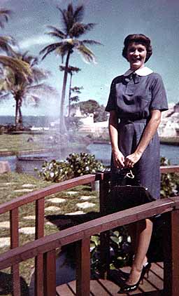 Kay Picot in Puerto Rico, 1960